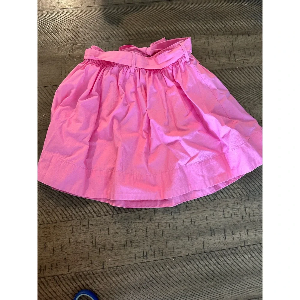 OshKosh B'gosh Girls Pink Embroidered‎ Floral Skirt - Size 6 - 100% Cotton